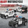 International Simulation Alloy Off-Road Police Car and Claw Machine Toy for Boys