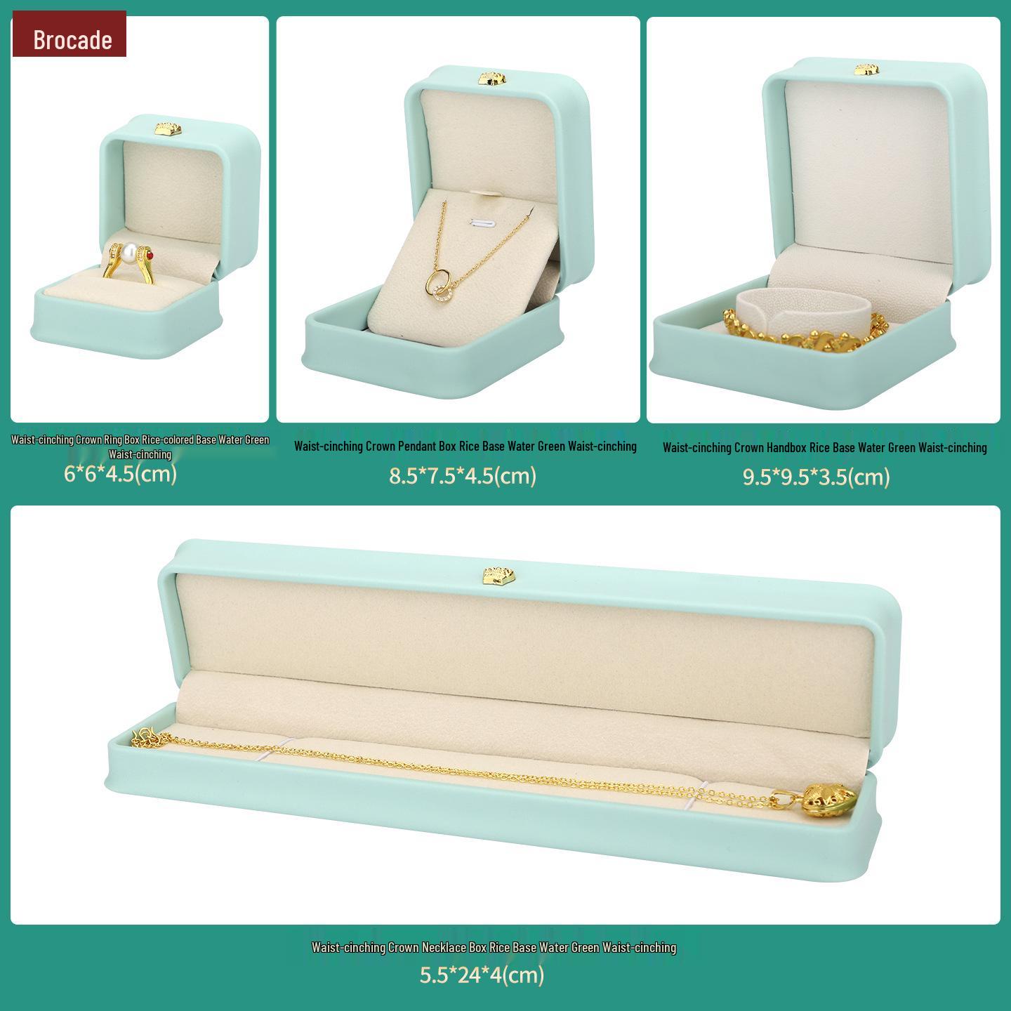 Emerald Jewelry Box for Rings, Pendants, Bracelets, and Necklaces 20164 (A156-13) Ring Box