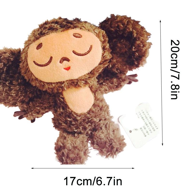 Toys Cheburashka Plush Monkey Stuffed Animal Dolls Kids Xmas Birthday Decor Gift