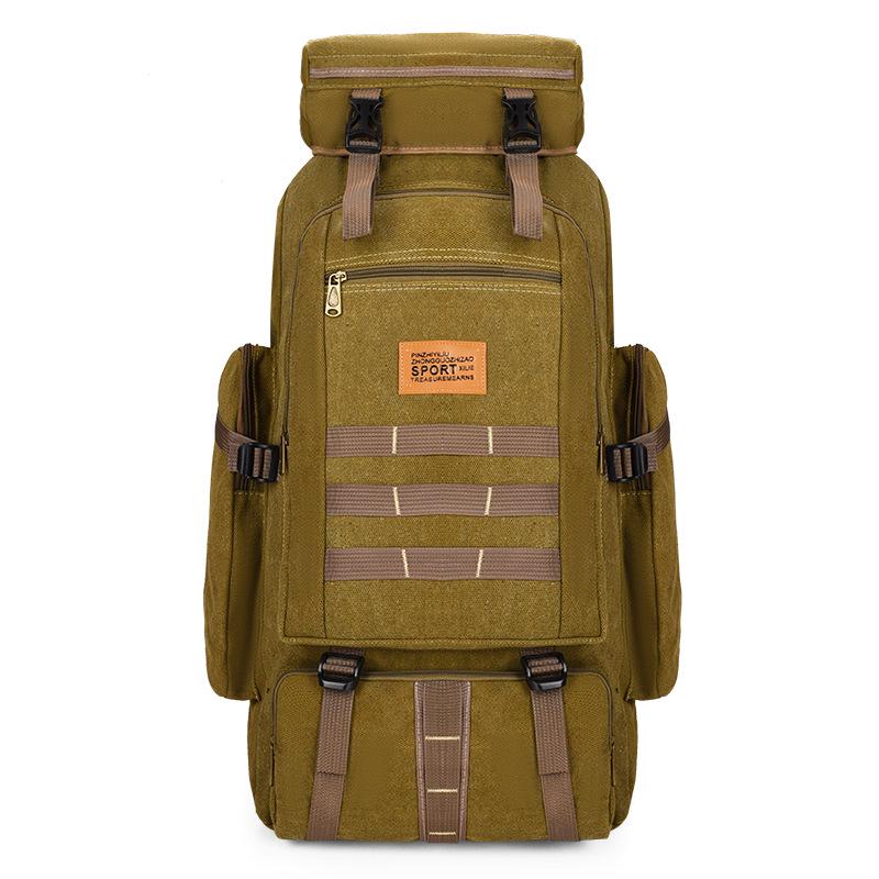 Camouflage Tactical Mountaineering & Camping Backpack - Double Shoulder, Large Capacity, Travel Luggage Storage Bag.