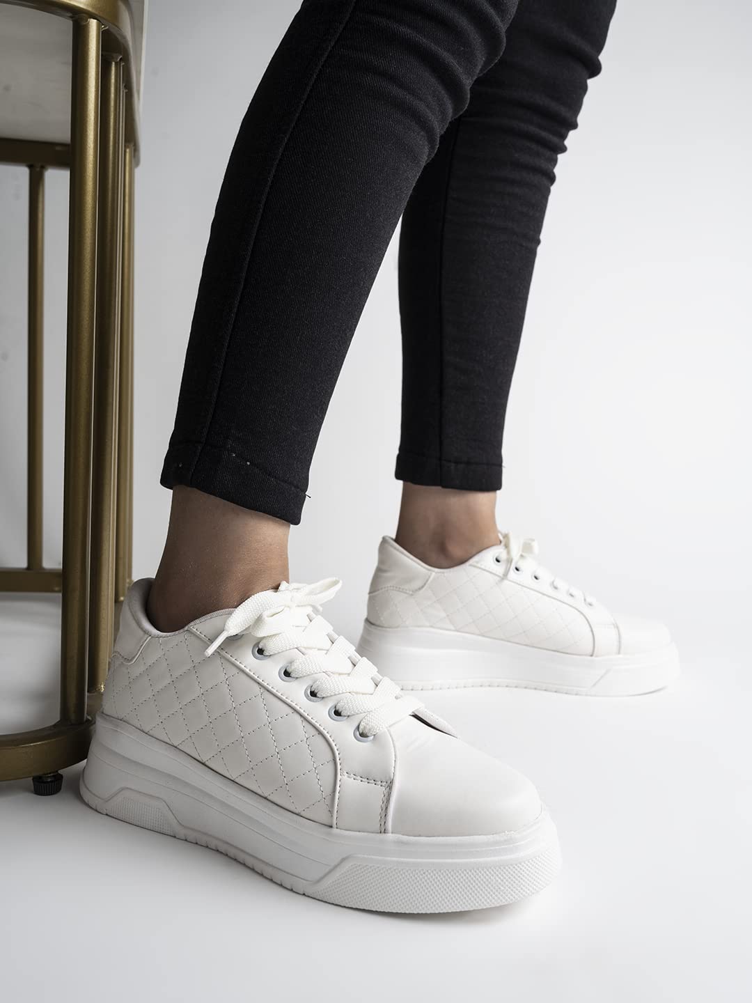 Shoetopia Женские стильные повседневные кроссовки | Легкие и удобные обувь для ходьбы | Обувь для повседневной носки EU37 : 22CM