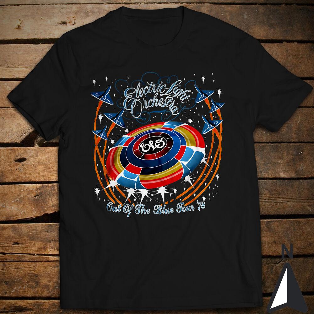 Classic Music T-Shirt Out of the Blue Electric Light Orchestra ELO Turn to Stone Unisex T-Shirt M