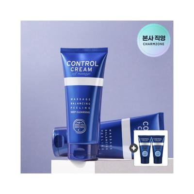 Control Cream Self-Massage 150ml X 2 Exfoliating Pore Care + 2 Travel-Sized Control Creams Free