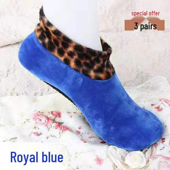 Erwachsene Herren- & Damen Anti-Rutsch Fleece-gefütterte Bodensocken - Warme Dicke Überzieher für Herbst/Winter