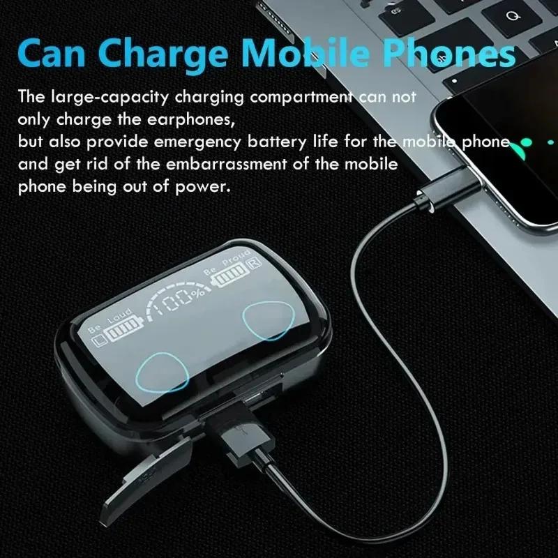 M10 Wireless Headphone Bluetooth Earphones Waterproof Earpieces Sport Earbuds For Smartphone Laptop Notebook Music Headset