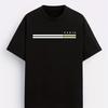 Paris Minimal Stripe T-Shirt,Soft Breathable & Fade-Resistant, Classic Fit for Daily Casual Wear