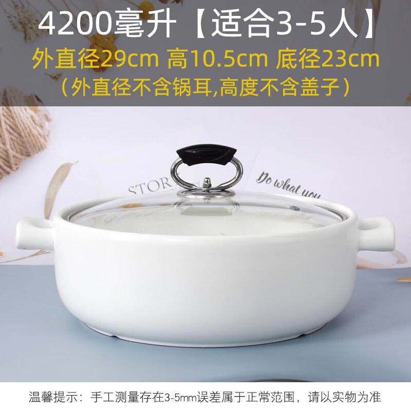 Durable Clay Casserole Pot for Hotpot & Soup