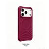 iPhone 17 Pro Max Magnetic Wave Pattern Silicone Case, Full Coverage Anti-Drop Protection