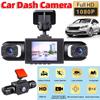 4 Channel Dash Cam 1080P Front and Rear Inside Left Right Driving Video Recorder Car Dashboard Camera Recorder for Cars & Trucks