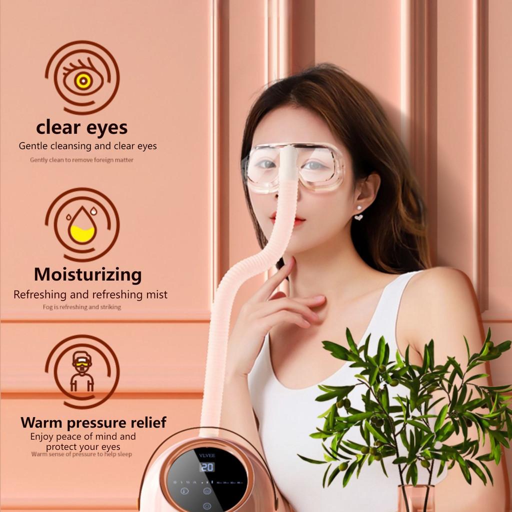 SPA-Augenzerstäuber, Spa-Dampf-Augenmaskengerät, Augenbefeuchtungsgerät mit Wärmekompresse, Schutzmittel gegen trockene Augen