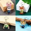 Zootopia Anime Acrylic Keychain Pendant Gift
