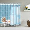 Wild Animals Bath Curtains Lion Leopard Cat Bathroom Decorative Shower Curtains Bathtub Decoration Bath Curtains