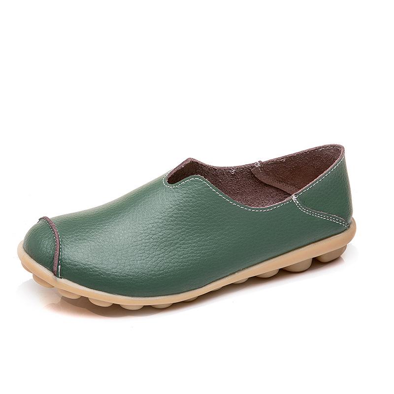 Spring Women's Lace-Up Moccasins: Fashionable Casual Flats in Sizes 35-46