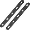 Kaedear Motorcycle Universal Stainless 2mm Universal Set of Custom Brackets X 5 X 20 X Brackets, Steel, Thick, Fit, 2, (KDR-YX-S15-5M8) (M8 Holes/150