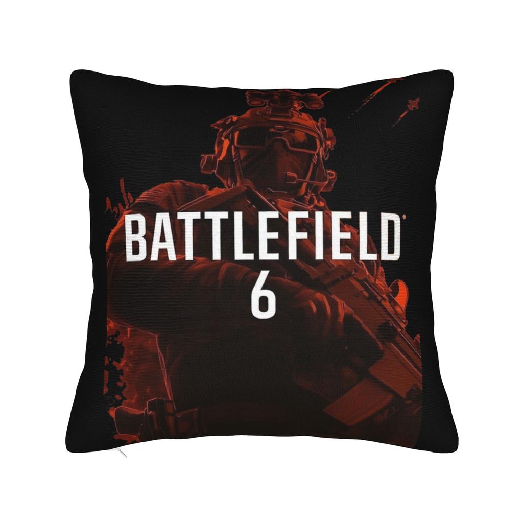 Battlefield 6 Funny Games BF6 Pillowcase Merch Printing Cushion Cover Decorations Pillow Case Cover Chair Multi-Size