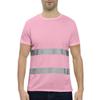 Men's Round-neck Quick-drying Reflective Outdoor Construction Environmental Sanitation Safety Building Labor  Reflective Work Clothes Short-sleeved To