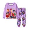 Children's Fashion Suit Skirt Round Neck Long Sleeve Top Pants