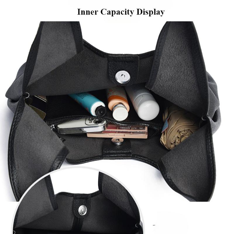 LEMON KOKO Простые однотонные женские вместительные сумки 2024 года — фото 13