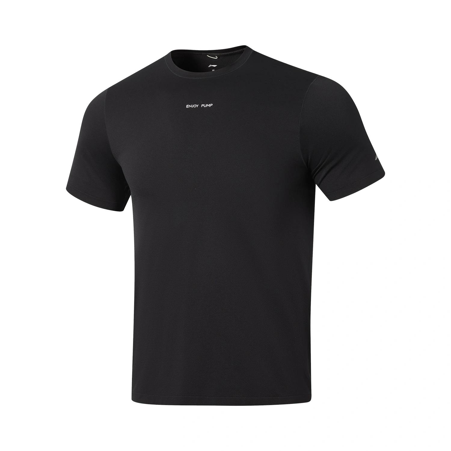 Li-Ning Ice Feel Comfortable Moisture Wicking Breathable Short Sleeve T-Shirt Men tops ATSW459-3 M