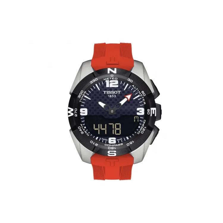 

TISSOT T TOUCH Quartz Movement 100m Water Resistance Men s Watches Watch 45mm Black Dial T091.420.47.057.03 Black Dial