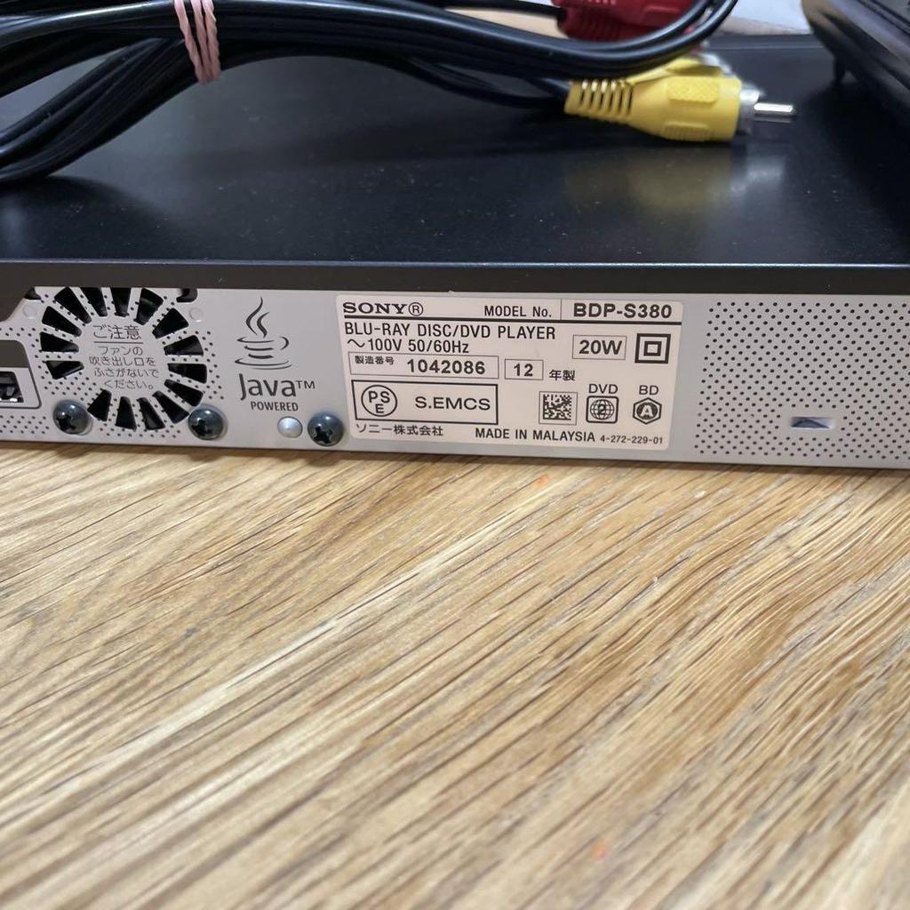 [USED] SONY Blu-ray Disc/DVD Player BDP-S380