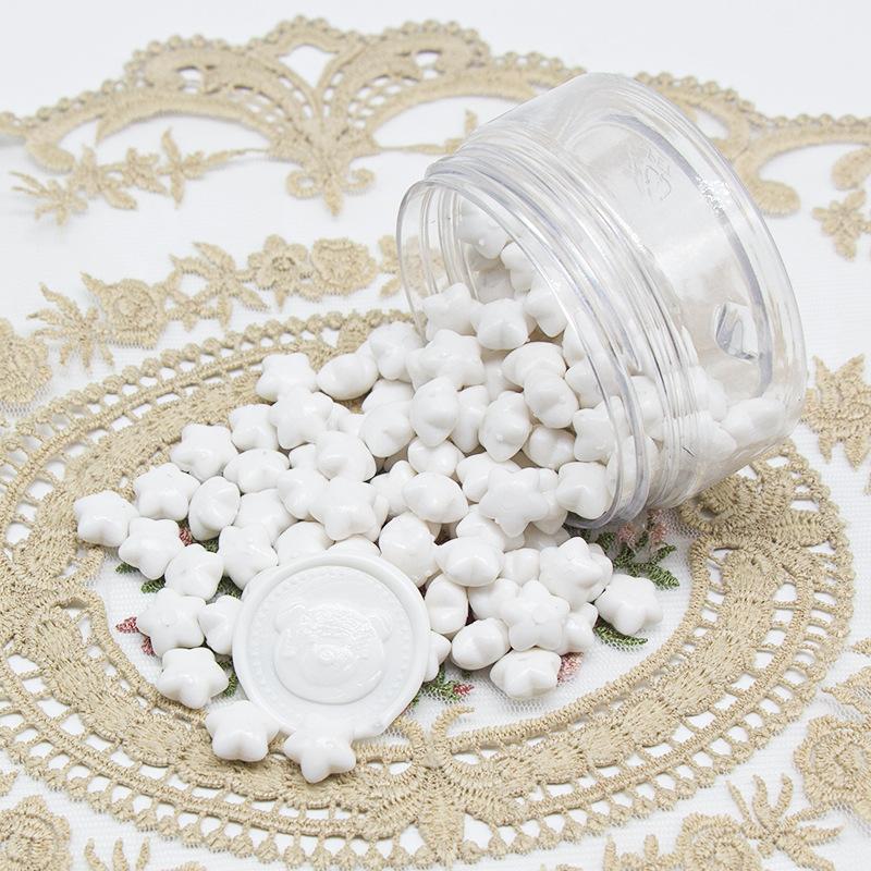 1000g Macaron Series Star Enamel Wax Grains Cute Style Wax Material DIY Greeting Card Party Invitation Decoration Supplies