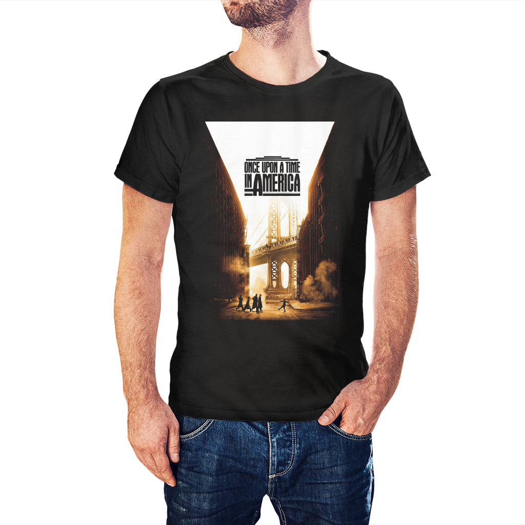 Classic Movie Poster Printed Pattern Short Sleeve Fashion Casual Loose T-Shirt Vintage Street Wear Sports Printed Cotton Unisex