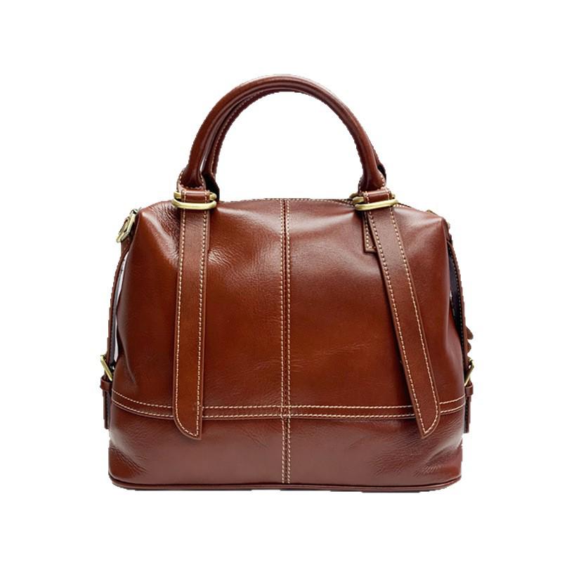 Women's Large Capacity Cowhide Handbag: Elegant, High-End, Classy Shoulder and Crossbody Tote Bag.