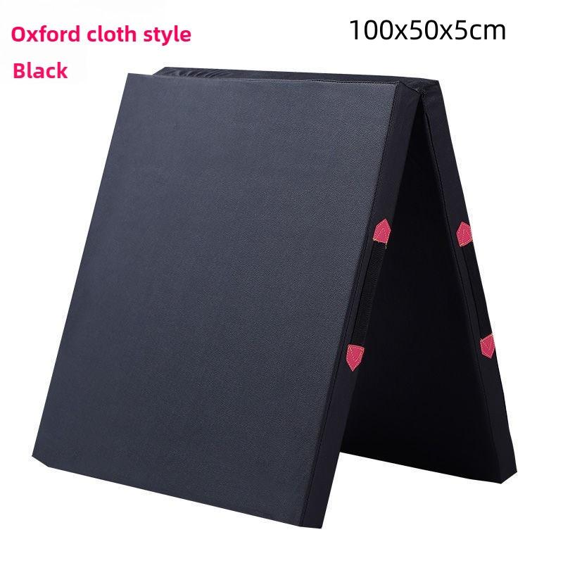 

Складной коврик для упражнений 50 мм, портативный, противоскользящий, из пеноматериала, гимнастический коврик из кожи, матрас для йоги, гимнастики, акробатики, коврик для спортзала Black