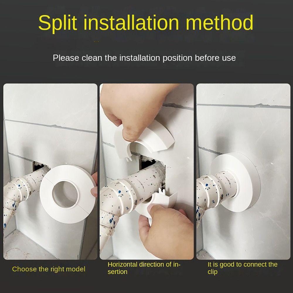 Plating Faucet Decorative Cover Adjustable Pipe Wall Covers Kitchen Bathroom Accessories Kitchen