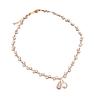 Meier New Chinese zircon gourd pendant, pearl necklace light luxury niche collarbone chain