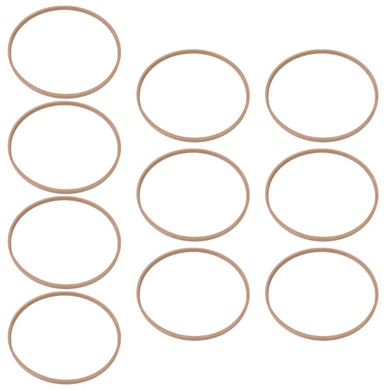 Wood Floral Hoop Wreath 10Pcs Wood Floral Hoop Rings for Wedding Wreath Wall Hanging Decoration Dream Catcher Art Craft