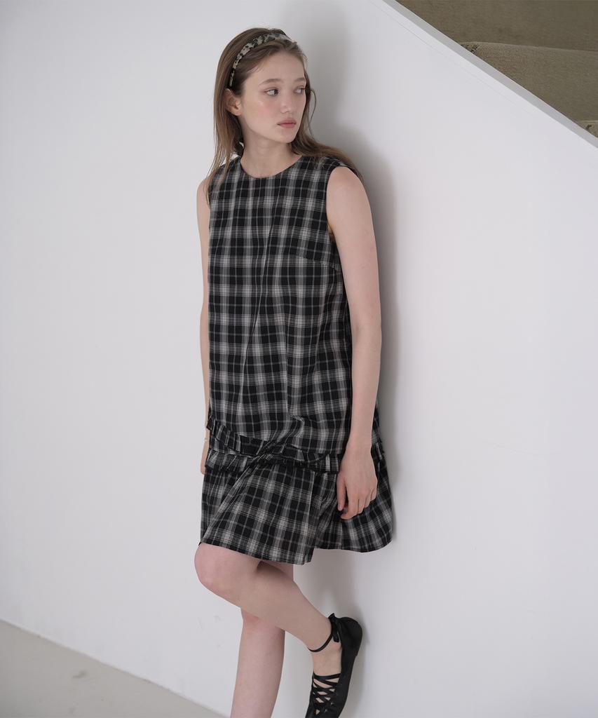 Jucy Judy Check Frill Dress Jzop329G