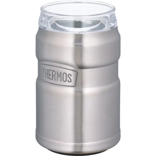 Thermos Outdoor Series Insulated Can Holder for 350ml Cans, 2-Way Type, Stainless Steel, ROD-0021 S