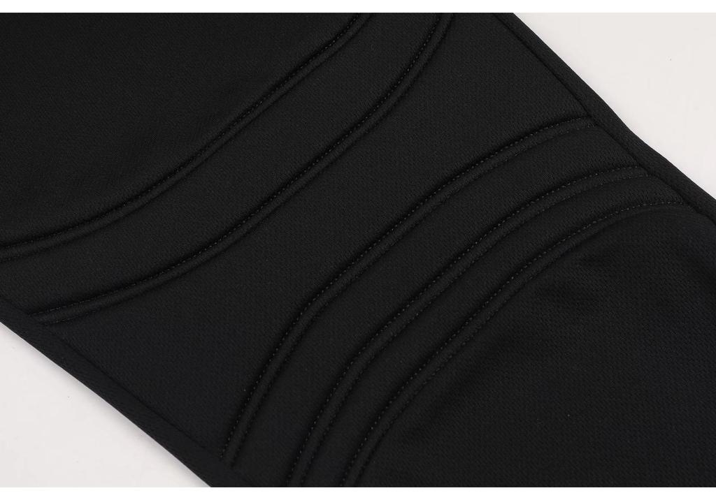 Men's Long Sleeve Goalkeeper Uniform Set with Knee & Elbow Pads for Adult Football Competition