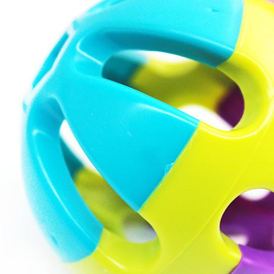 Colorful Bell Ball Parrot Bird Cat Dog Interactive Hollow Sound Making Pet Toy