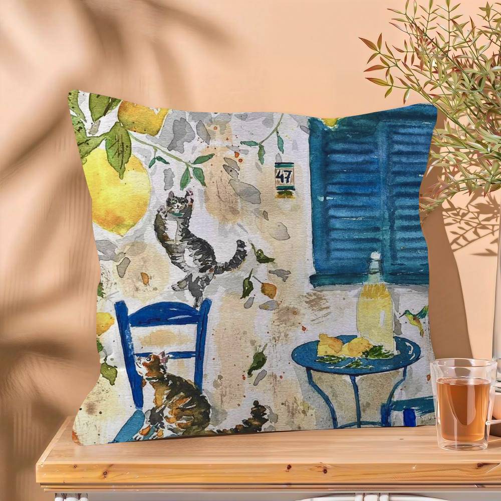 Lemon Garden pillow cover sofa cushion cover home room decoration children gift