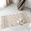 Cotton Linen Tassel Non-Slip Door Sofa Mat Floor Carpet Area Rug Tapestry Decor