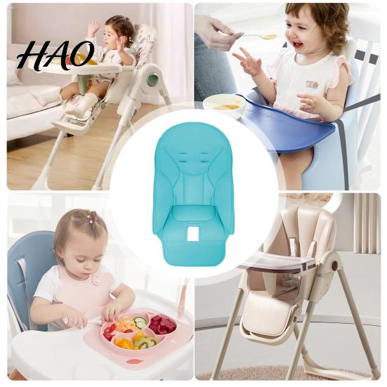Comfortable High Chair Pad Baby Cushion Replacement Faux Leather Restaurant Dining Durable Seat Cover Non-Slip Highchair for Toddler Kids