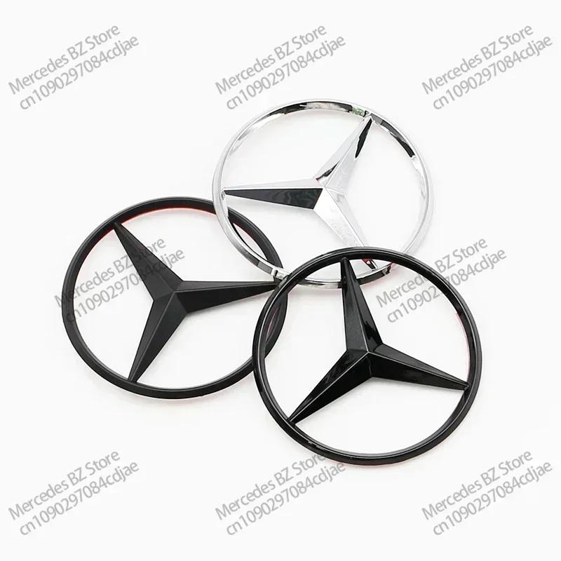 81mm ABS Car Rear Badge Sticker 3pins Snap Trunk Emblem Decal For Mercedes Benz C-class C450 C43 AMG W205 2016-2021 A2058174500