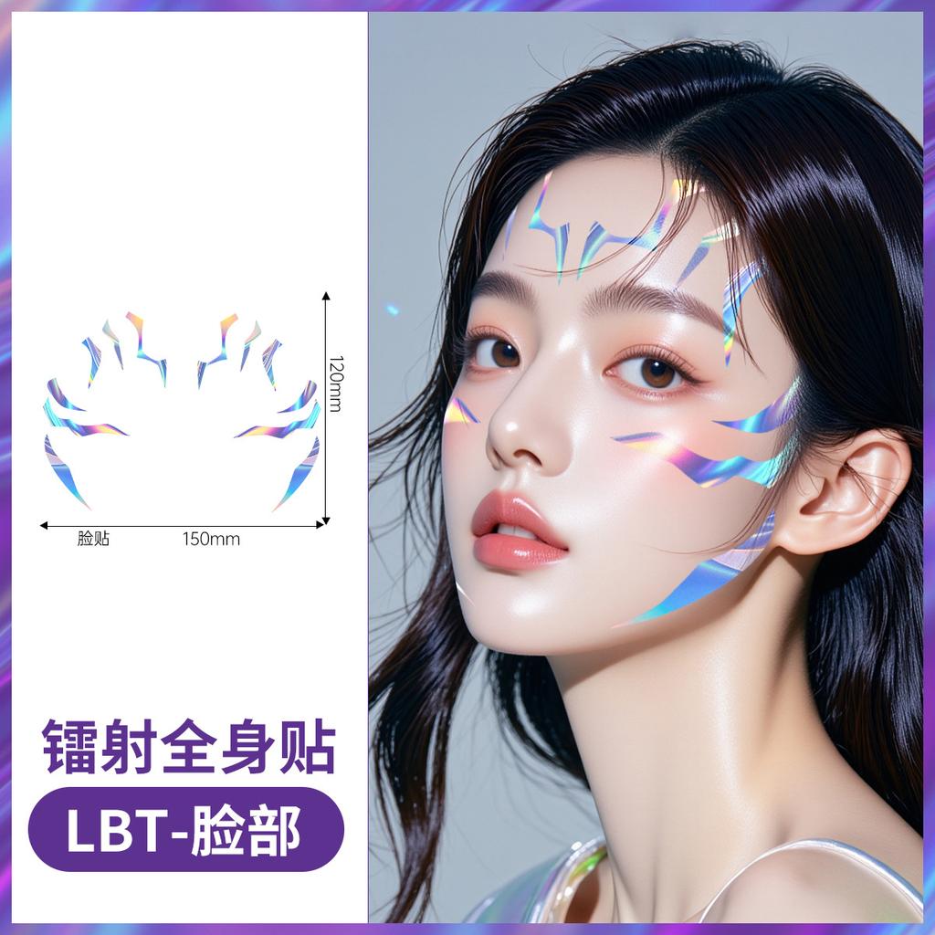 Neu K-Pop Rumi Jinu Cosplay Tattoo Laser Dämonenjäger Temporäre Tattoos Set für Cosplay Halloween | HUNTR/X Saja Boys