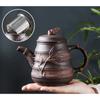Tetera de arena púrpura Yixing, tetera de bambú de primavera de gran capacidad con filtro de acero inoxidable, tetera de barro rojo, juego de té grande de kung fu