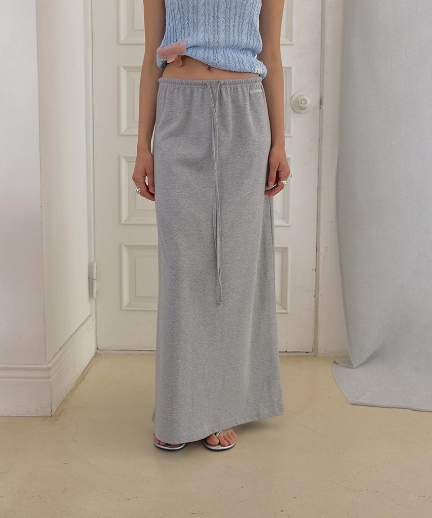 Eopaeleolakaibeu Softie Maxi Banding Skirt - Gray