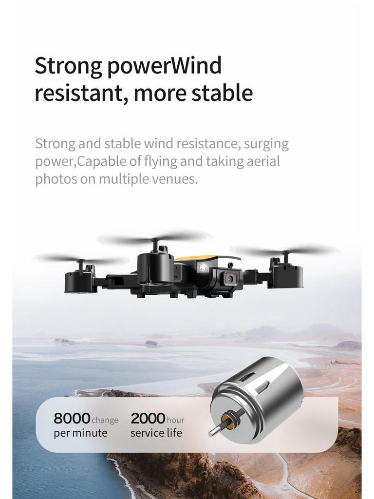 T6 Obstacle Avoidance Drone: HD Aerial Photography, Four-Axis Remote Control Toy
