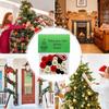 Button Christmas Tree Ornament Kits Handmade Button Snowman Craft Kit Christmas Tree Ornament for Parties Windowsills Garden