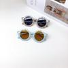 Fashion Children'S Sunglasses Retro Sunshade Glasses Summer Boys And Girls Sunscreen Uv Protection Baby Sunglasses