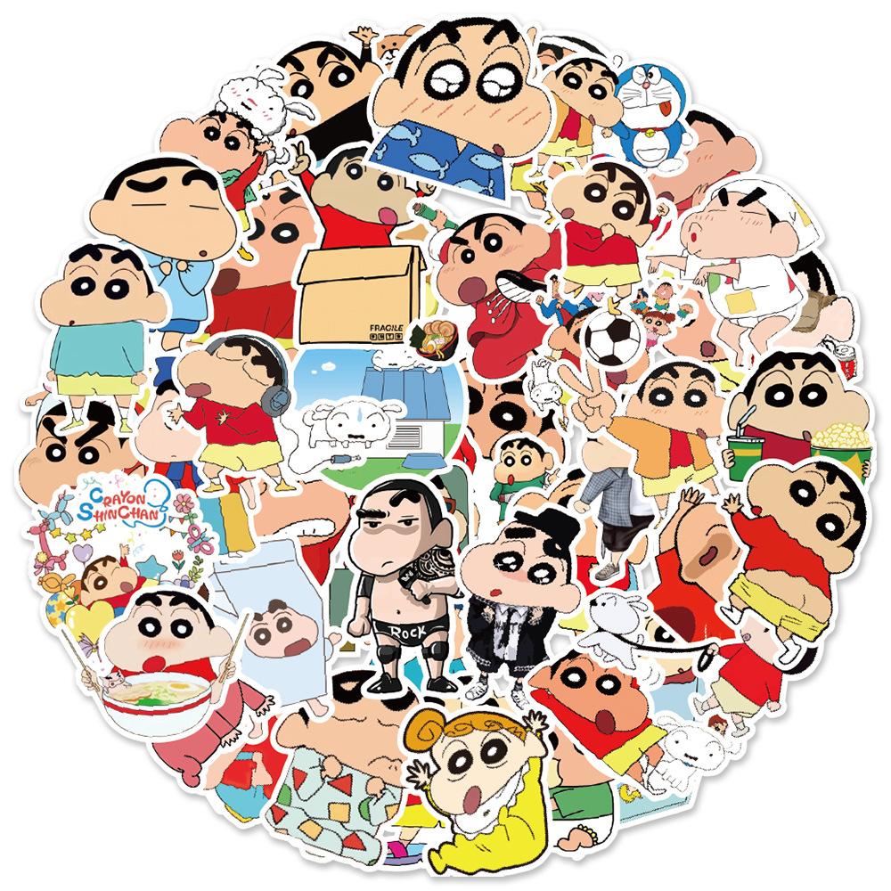50 Cartoon Cute Laptop Skateboard Suitcase Water Cup Doodle Decoration Stickers