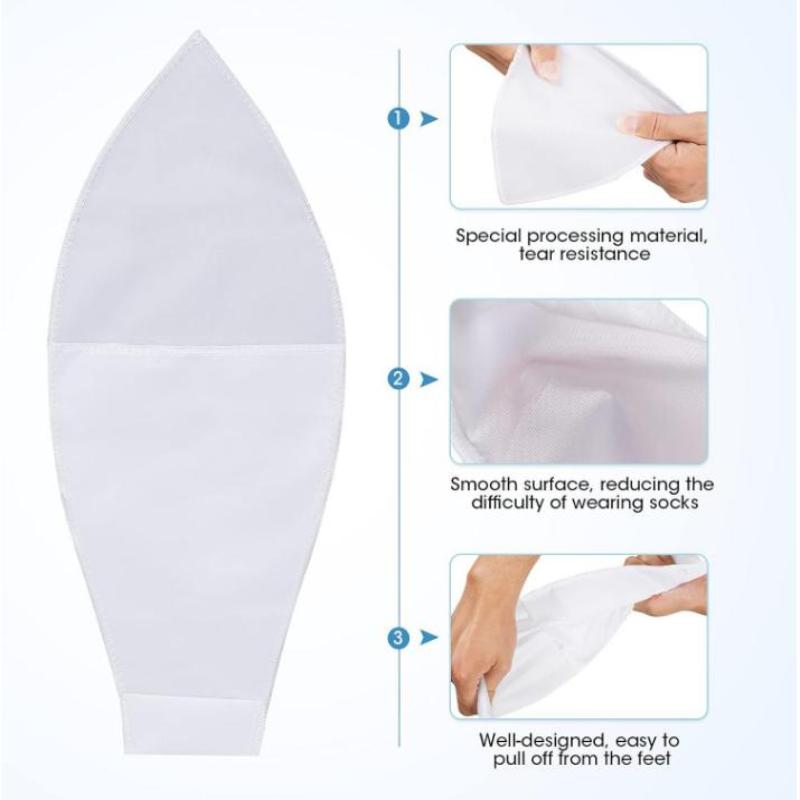 1/4 Pcs Easy Slide Open Toe Compression Sock Aid Assist Putting On Fast Slip Stocking Applicator For Men Women Disabled Elderly