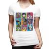 Music Band Gorillaz TShirt for Women Round Neck Streetwear T Shirts Womens Short Sleeve Summer Clothes Tops