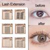 Glue-Free Reusable False Eyelashes Self-Adhesive Comic Natural Thick Long Lashes Extension Enlarge Eyes Beauty Tool